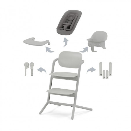 CYBEX LEMO2 TRONA 4-IN-1 SET SUEDE GREY