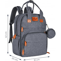 MOCHILA STORAGE GRIS OSCURO