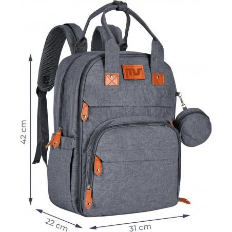 MOCHILA STORAGE GRIS OSCURO