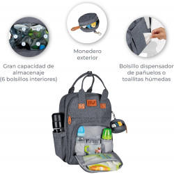 MOCHILA STORAGE GRIS OSCURO