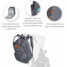 MOCHILA STORAGE GRIS OSCURO