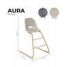 HAMACA + TRONA 4 EN 1 AURA BEIG