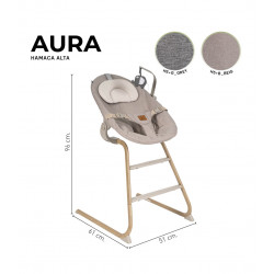 HAMACA + TRONA 4 EN 1 AURA BEIG