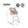 HAMACA + TRONA 4 EN 1 AURA BEIG
