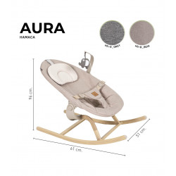 HAMACA + TRONA 4 EN 1 AURA BEIG