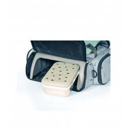 TRONA PORTATIL MOCHILA VERDE AGUA