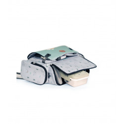 TRONA PORTATIL MOCHILA VERDE AGUA