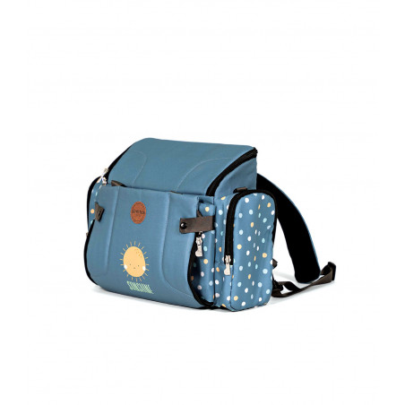 TRONA PORTATIL MOCHILA AZUL