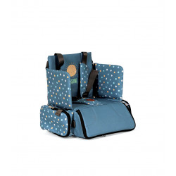 TRONA PORTATIL MOCHILA AZUL