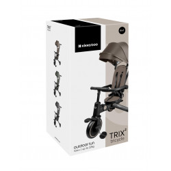 TRICICLO PLEGABLE 8 EN 1 TRIX BEIG