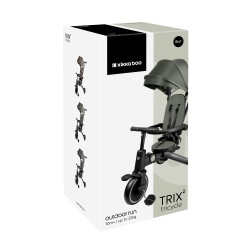 TRICICLO PLEGABLE 8 EN 1 TRIX VERDE