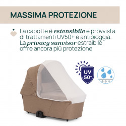 TRIO BELLAGIO 2.0CON FLEXI Y FIRST SEAT RECLINE CARAMEL