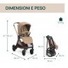TRIO BELLAGIO 2.0CON FLEXI Y FIRST SEAT RECLINE CARAMEL