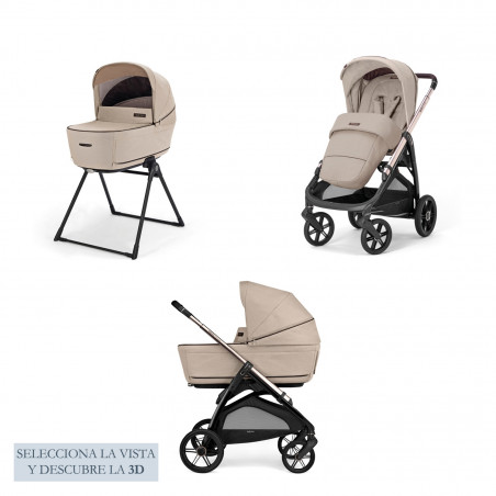 DUO APTICA SYSTEM PASHMINA BEIGE+CHASIS PALLADIO BLACK