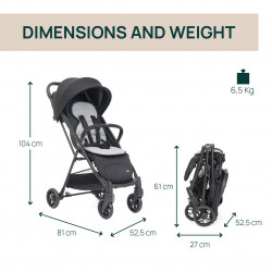 SILLA DE PASEO TAORMINA CHARCOAL