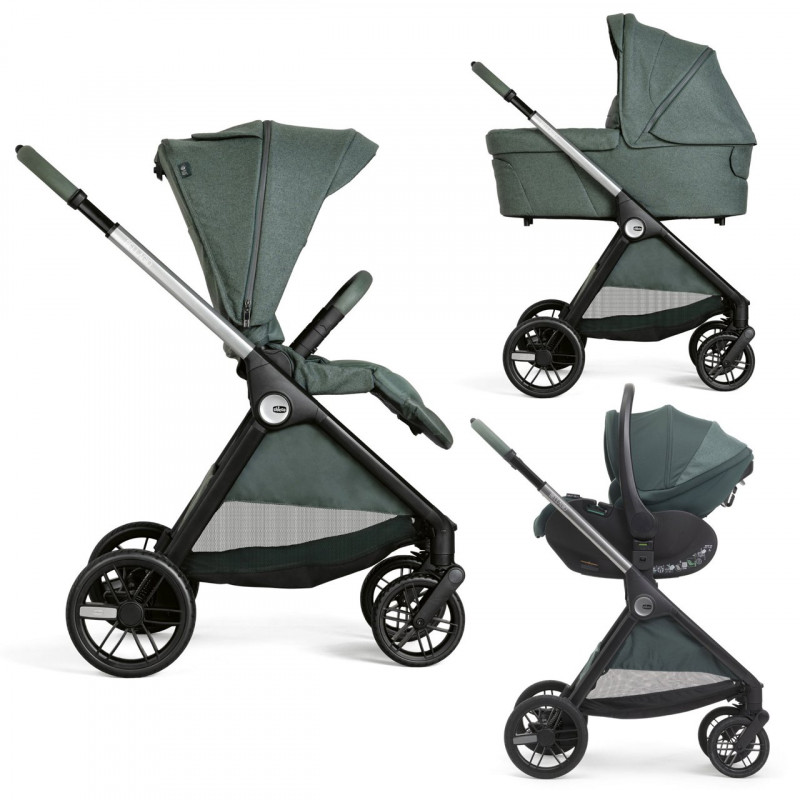 TRÍO BELLAGIO 2.0 CON FLEXI Y FIRST SEAT RECLINE VERDE