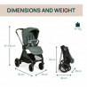 TRÍO BELLAGIO 2.0 CON FLEXI Y FIRST SEAT RECLINE VERDE
