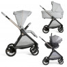 TRÍO BELLAGIO 2.0 CON FLEXI Y FIRST SEAT RECLINE GRIS CLARO