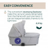 TRÍO BELLAGIO 2.0 CON FLEXI Y FIRST SEAT RECLINE GRIS CLARO