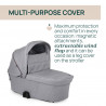 TRÍO BELLAGIO 2.0 CON FLEXI Y FIRST SEAT RECLINE GRIS CLARO
