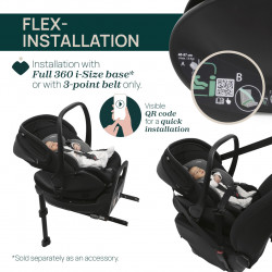 TRÍO BELLAGIO 2.0 CON FLEXI Y FIRST SEAT RECLINE GRIS CLARO