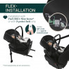 TRÍO BELLAGIO 2.0 CON FLEXI Y FIRST SEAT RECLINE GRIS CLARO