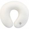 Almohada de viaje Memory Foam de terciopelo blanco