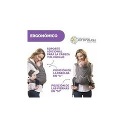 BOPPY COMFYFIT EVOLUTION FULAR PORTABEBÉS AZUL