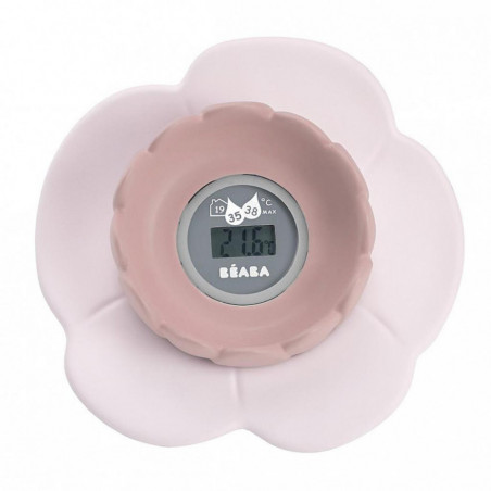 TERMOMETRO DE BAÑO LOTUS ROSA