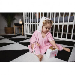 Tomme tippe toalla poncho rosa