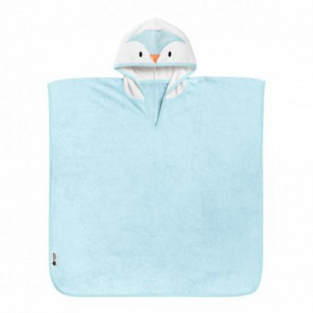 Tomme tippe toalla poncho azul