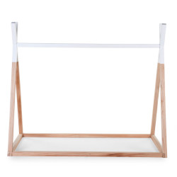 CAMA TIPI 140X70 NATURAL/BLANCO