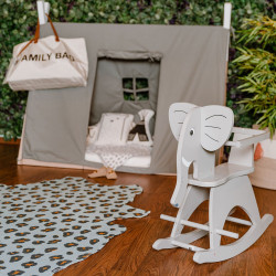 CAMA TIPI 140X70 NATURAL/BLANCO