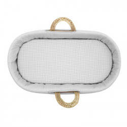 SABANA BAJERA CAPAZO PACK 2 UNDS VICHY10 GRIS