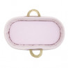 SABANA BAJERA CAPAZO PACK 2 UNDS VICHY10 ROSA
