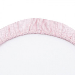 SABANA BAJERA CAPAZO PACK 2 UNDS VICHY10 ROSA