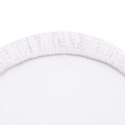 SABANA BAJERA CAPAZO PACK 2 UNDS VICHY10 ROSA