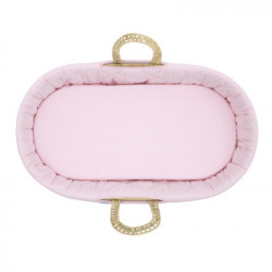 SABANA BAJERA CAPAZO PACK 2 UNDS VICHY10 ROSA