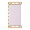 SABANA BAJERA CUNA 60 PACK 2 UNDS VICHY10 ROSA