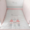 COLCHA+PROTECTOR CUNA 60 CASTI ROSA