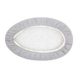 CUNA NIDO BEBÉ FOREST 55X90X15CM GRIS