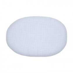 CUNA NIDO BEBE VICHY10 CELESTE 55X90X15CM
