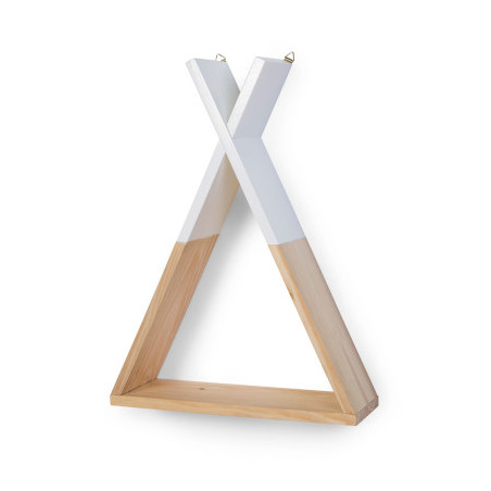 ESTANTERIA TIPI NATURAL/BLANCO