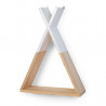 ESTANTERIA TIPI NATURAL/BLANCO