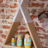 ESTANTERIA TIPI NATURAL/BLANCO