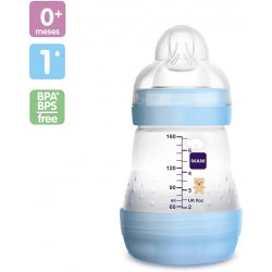 MAM BIBERON ANTI COLIC 160ML AZUL