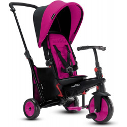 TRICICLO PLEGABLE MULTIETAPA 6 en 1, ROSA