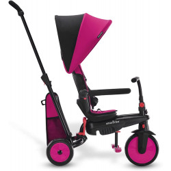 TRICICLO PLEGABLE MULTIETAPA 6 en 1, ROSA
