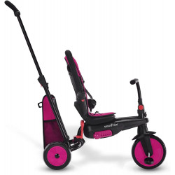 TRICICLO PLEGABLE MULTIETAPA 6 en 1, ROSA