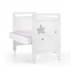 CUNA COLECHO 120X60 GALAXIA BCO/ROSA